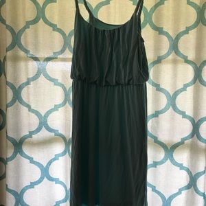 Baby blue summer dress.